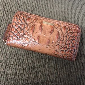 Brahmin zip around wallet